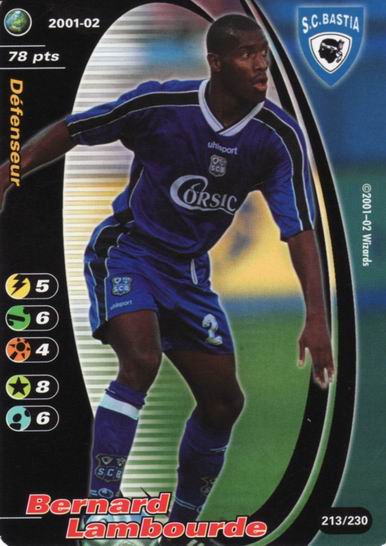 Bastia 2001/02 - Bernard Lambourde