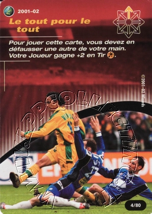 [Carta Rossa] 2001/02 - Le tout pout le tout