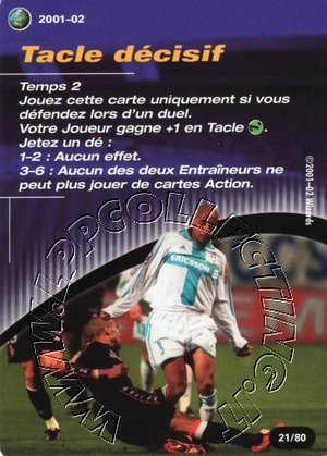[Carta Blu] 2001/02 - Tacle décisif