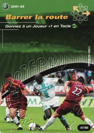 [Carta Verde] 2001/02 - Barrer la route