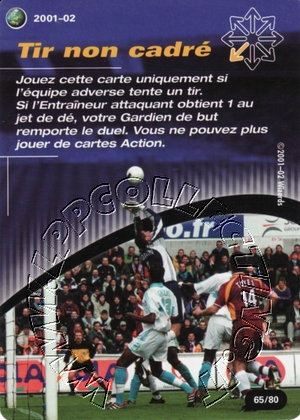 [Carta Blu] 2001/02 - Tir non cadré