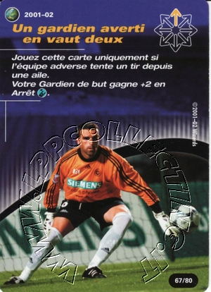 [Carta Blu] 2001/02 - Un gardien averti en vaut de