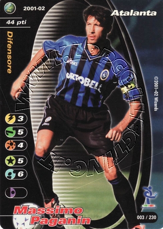 Atalanta 2001/02 - Massimo Paganin