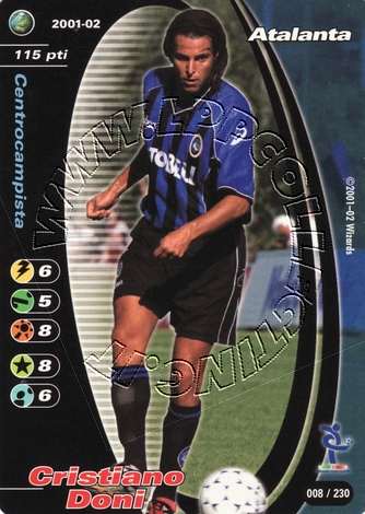 Atalanta 2001/02 - Cristiano Doni