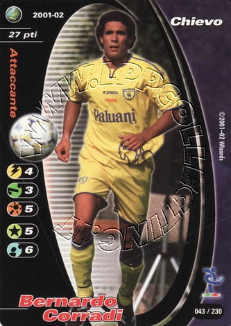 Chievo 2001/02 - Bernardo Corradi
