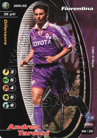 Fiorentina 2001/02 - Andrea Tarozzi