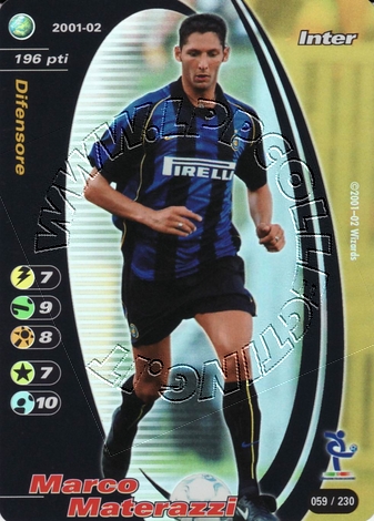 Inter 2001/02 - Marco Materazzi