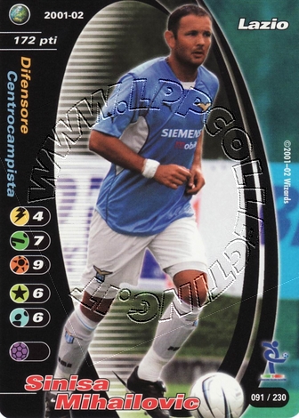 Lazio 2001/02 - Sinisa Mihailovic
