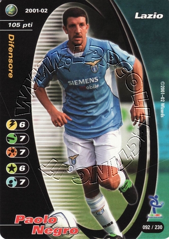 Lazio 2001/02 - Paolo Negro