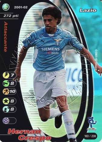 Lazio 2001/02 - Hernan Crespo