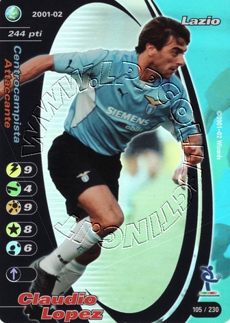 Lazio 2001/02 - Claudio Lopez