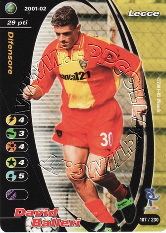 Lecce 2001/02 - David Balleri