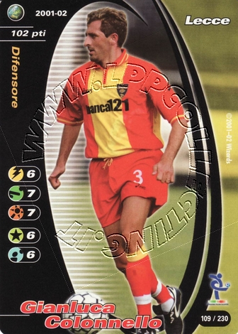 Lecce 2001/02 - Gianluca Colonnello