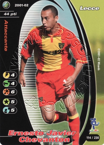 Lecce 2001/02 - Ernesto Javier Chevanton