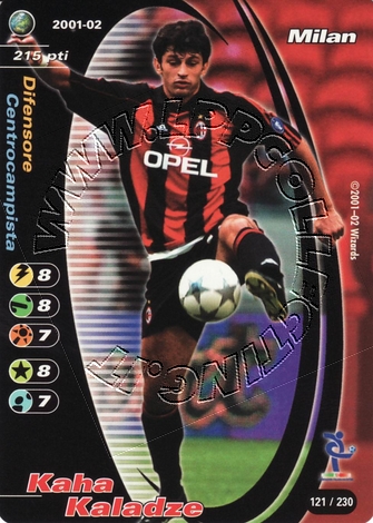 Milan 2001/02 - Kaha Kaladze