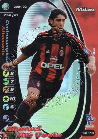 Milan 2001/02 - Manuel Rui Costa
