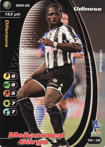 Udinese 2001/02 - Mohammed Gargo