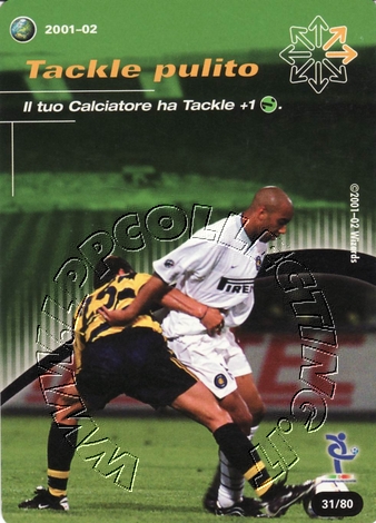 [Carta Verde] 2001/02 - Tackle pulito