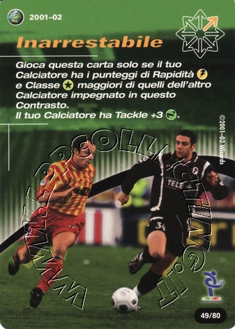 [Carta Verde] 2001/02 - Inarrestabile