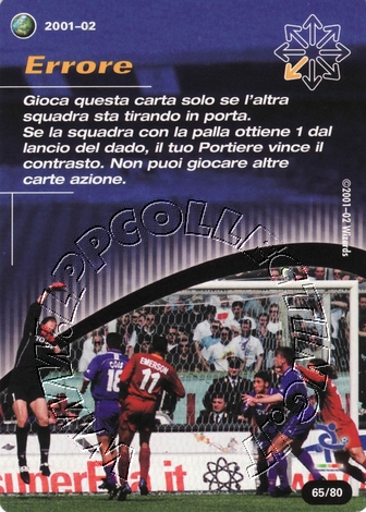 [Carta Blu] 2001/02 - Errore