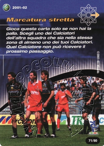 [Carta Blu] 2001/02 - Marcatura stretta