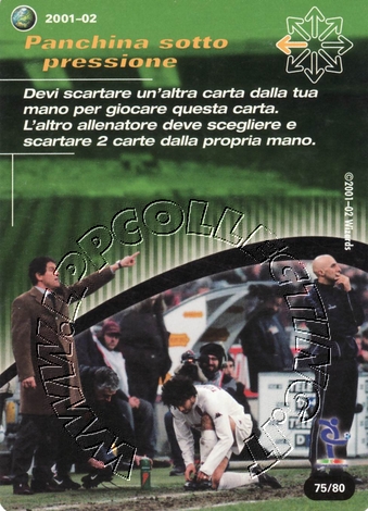 [Carta Verde] 2001/02 - Panchina sottopressione