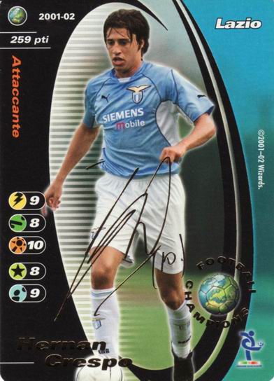 Lazio 2001/02 - Hernan Crespo (lega)