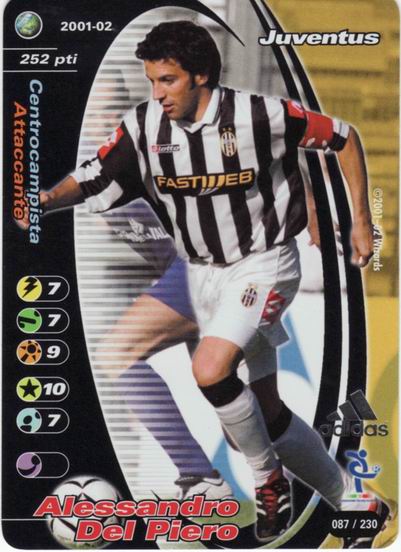 Juventus 2001/02 - Alessandro Del Piero (adidas)