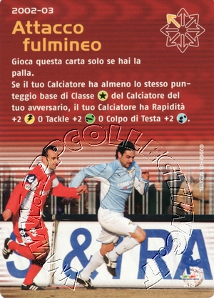 [Carta Rossa] 2002/03 - Attacco fulmineo