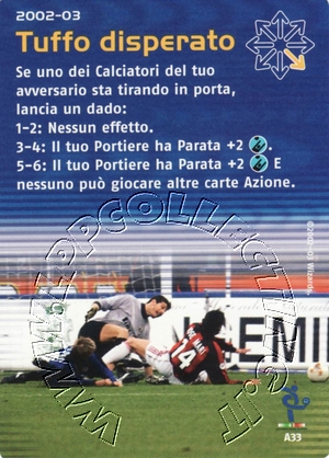 [Carta Blu] 2002/03 - Tuffo disperato
