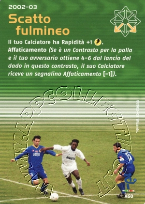 [Carta Verde] 2002/03 - Scatto fulmineo
