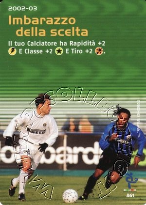 [Carta Verde] 2002/03 - Imbarazzo della scelta