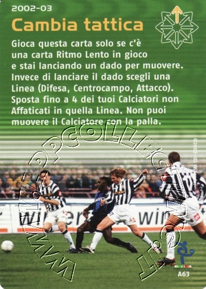 [Carta Verde] 2002/03 - Cambia tattica