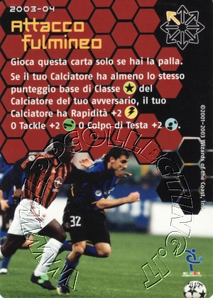 [Carta Rossa] 2003/04 - Attacco fulmineo