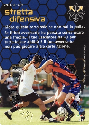 [Carta Blu] 2003/04 - Stretta difensiva