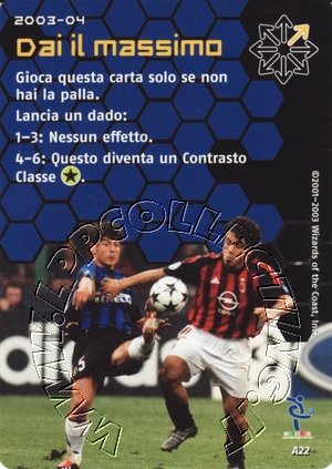 [Carta Blu] 2003/04 - Dai il massimo