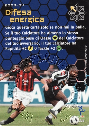 [Carta Blu] 2003/04 - Difesa energica