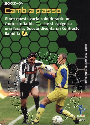 [Carta Verde] 2003/04 - Cambia passo
