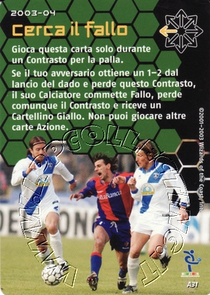 [Carta Verde] 2003/04 - Cerca il fallo