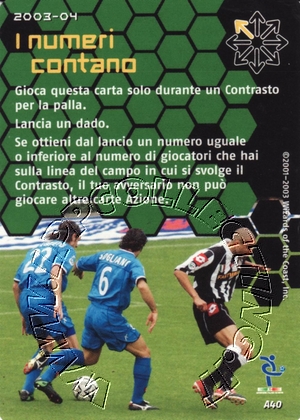 [Carta Verde] 2003/04 - I numeri contano