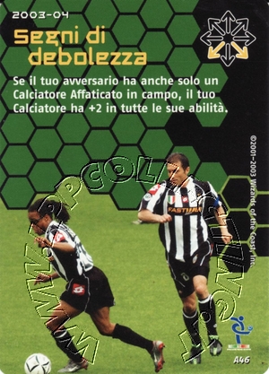 [Carta Verde] 2003/04 - Segni di debolezza