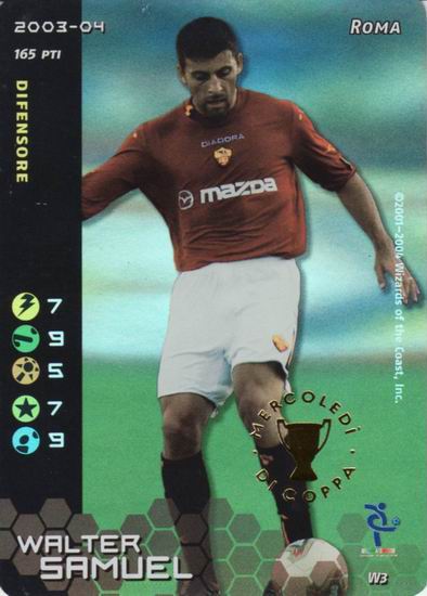 Roma 2003/04 - Walter Samuel (mercoledì di coppa)