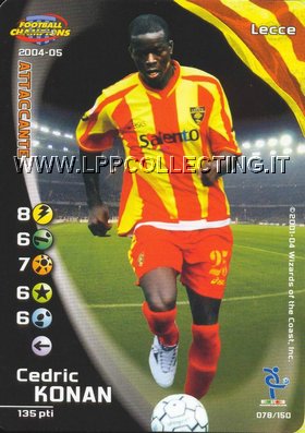 Lecce 2004/05 - Cedric Konan