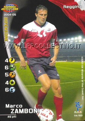Reggina 2004/05 - Marco Zamboni