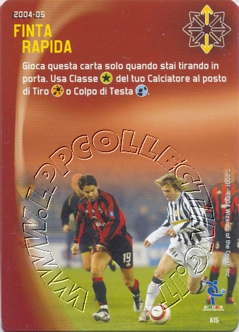 [Carta Rossa] 2004/05 - Finta rapida