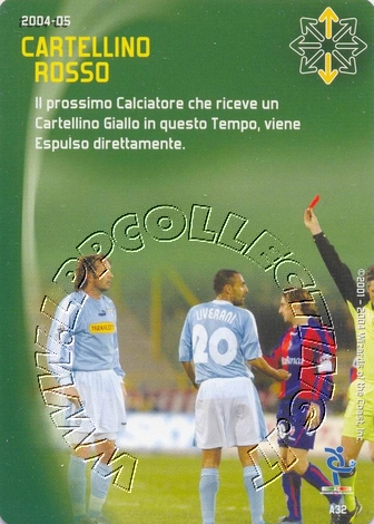 [Carta Verde] 2004/05 - Cartellino rosso