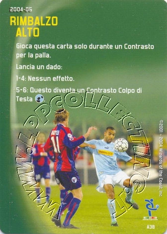 [Carta Verde] 2004/05 - Rinbalzo alto