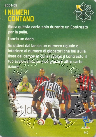 [Carta Verde] 2004/05 - I numeri contano