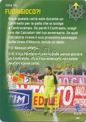 [Carta Verde] 2004/05 - Fuorigioco?!