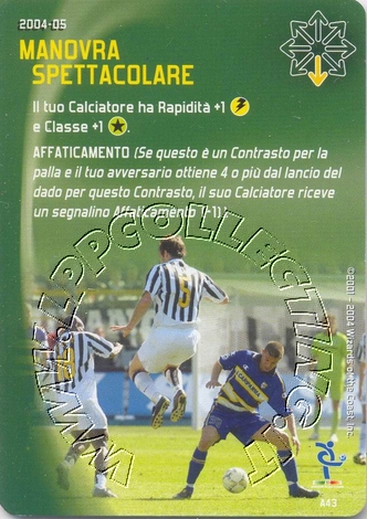 [Carta Verde] 2004/05 - Manovra spettacolare